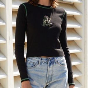 Brandy Melville Long Sleeve Graphic Tee